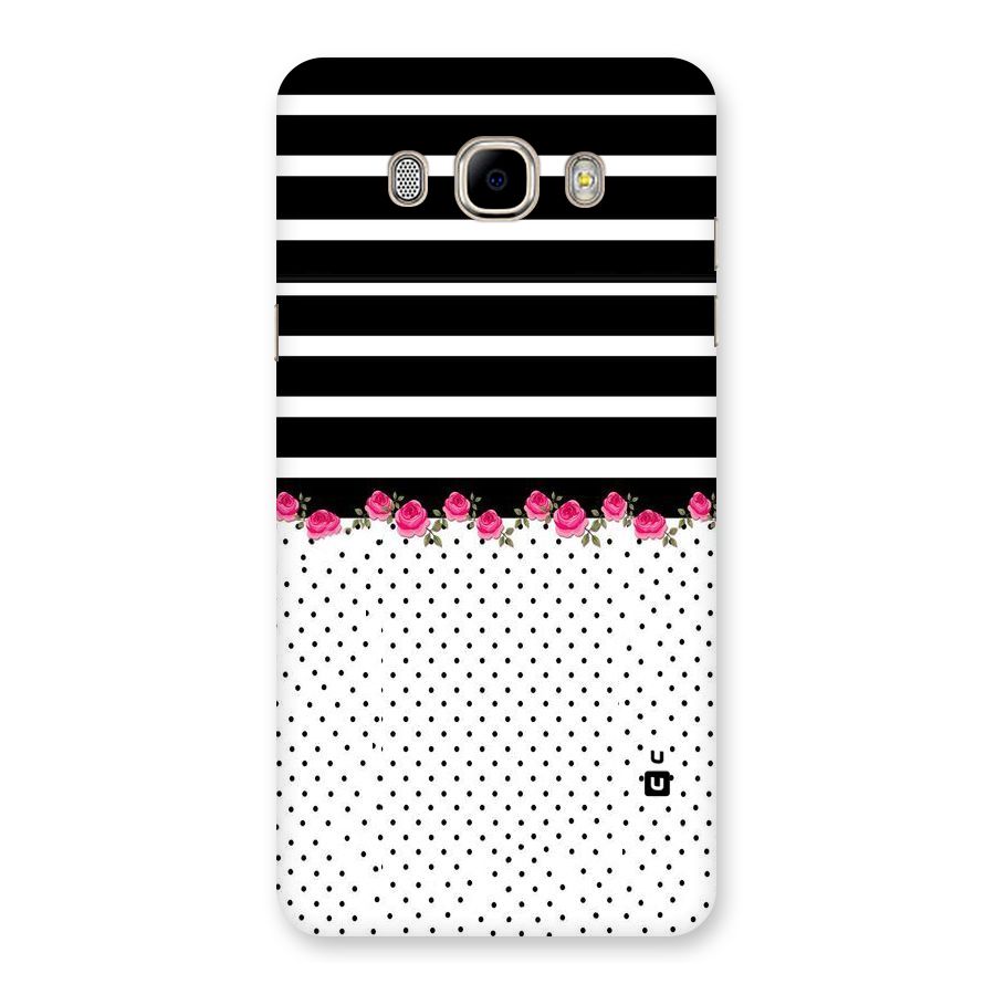 Classic Polka Stripes Back Case for Samsung Galaxy J7 2016