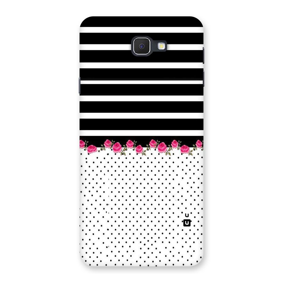 Classic Polka Stripes Back Case for Samsung Galaxy J7 Prime