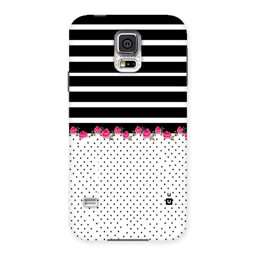 Classic Polka Stripes Back Case for Samsung Galaxy S5