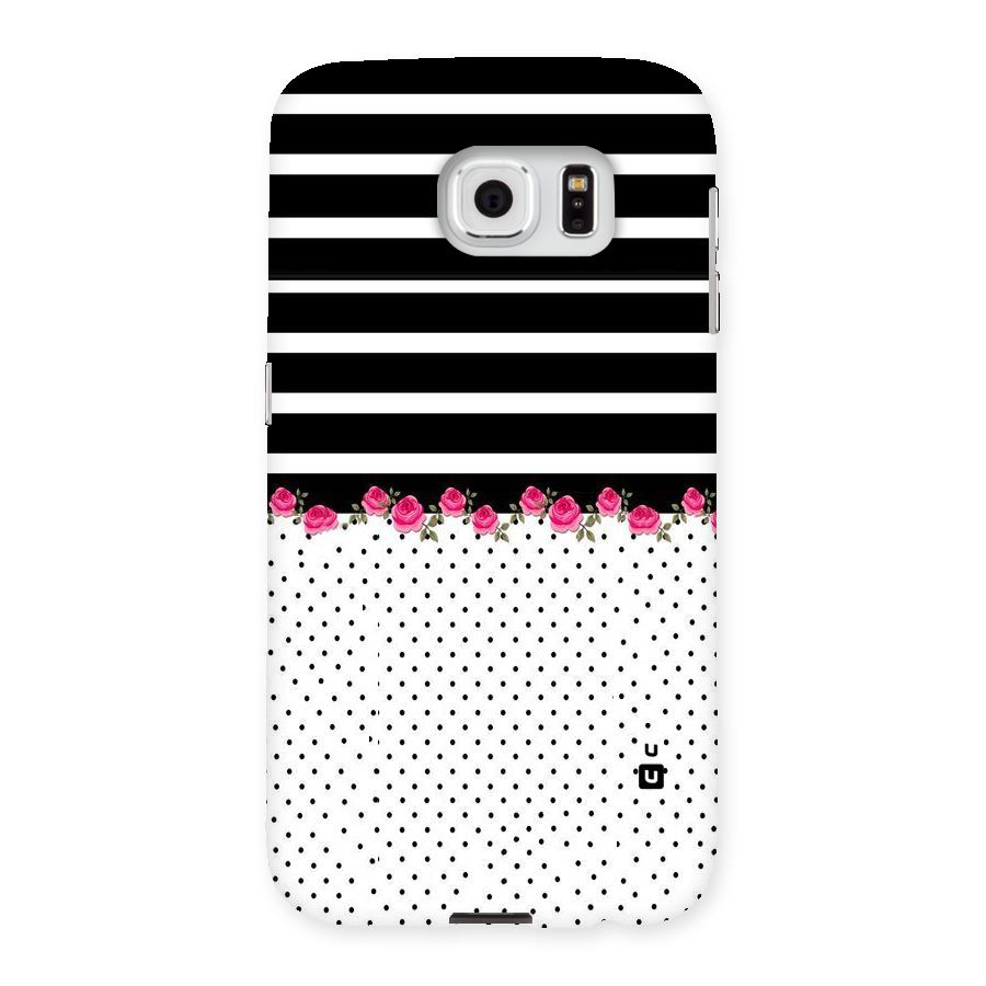 Classic Polka Stripes Back Case for Samsung Galaxy S6