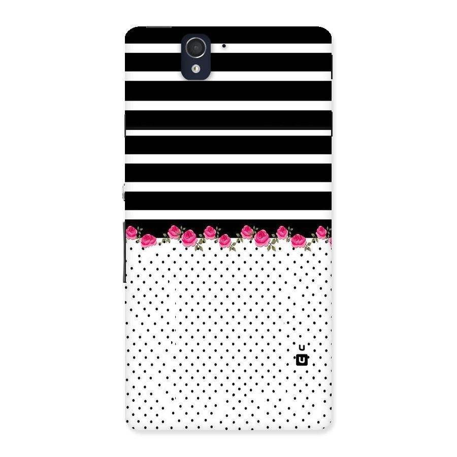 Classic Polka Stripes Back Case for Sony Xperia Z