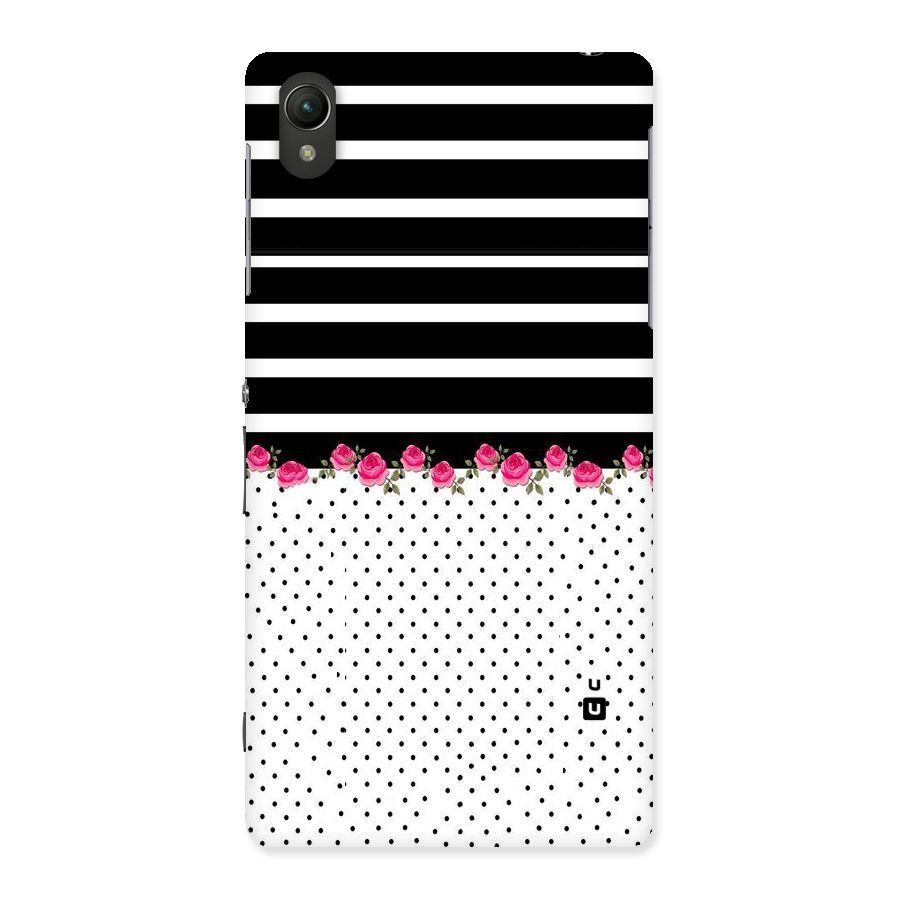 Classic Polka Stripes Back Case for Sony Xperia Z2