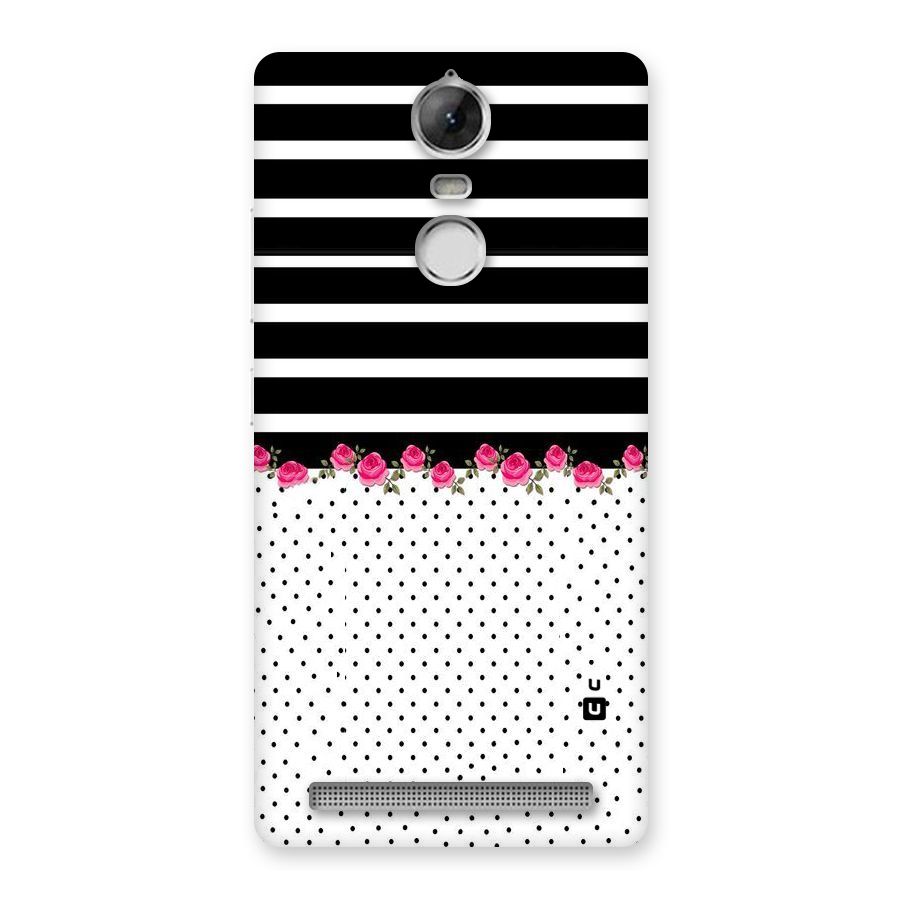 Classic Polka Stripes Back Case for Vibe K5 Note