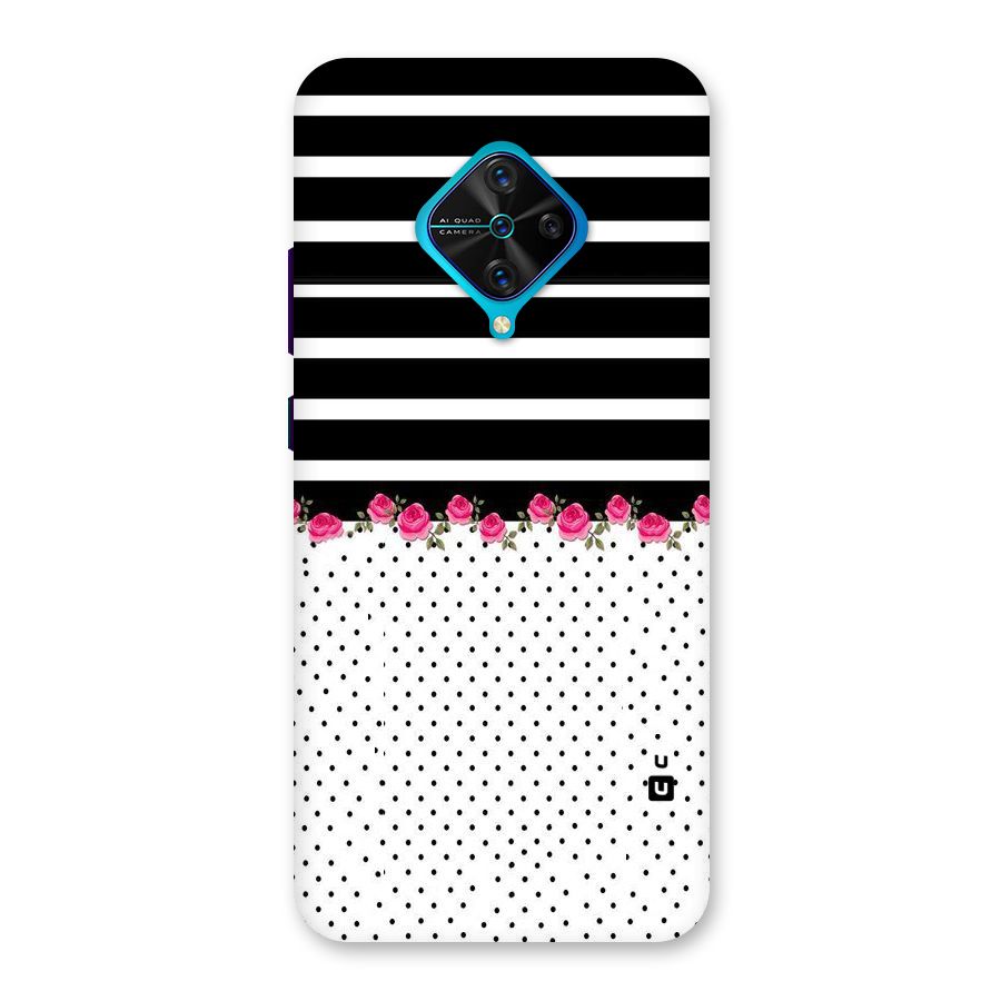Classic Polka Stripes Back Case for Vivo S1 Pro