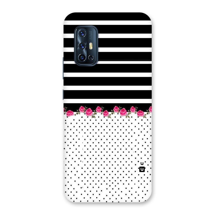 Classic Polka Stripes Back Case for Vivo V17