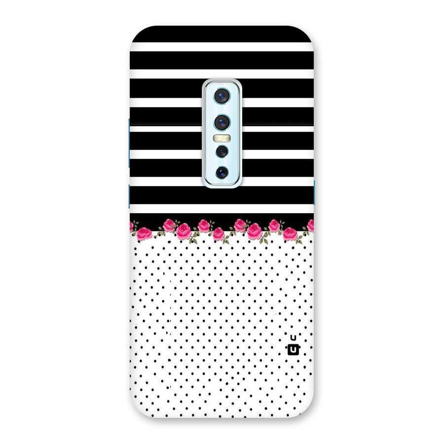 Classic Polka Stripes Back Case for Vivo V17 Pro