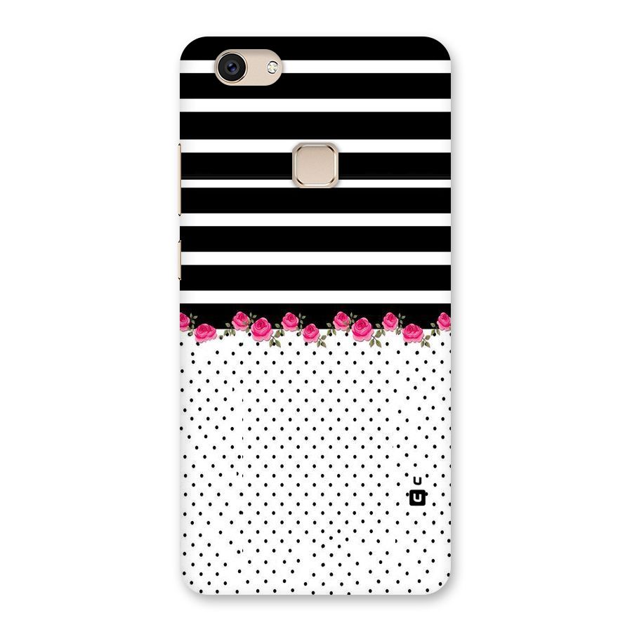 Classic Polka Stripes Back Case for Vivo V7