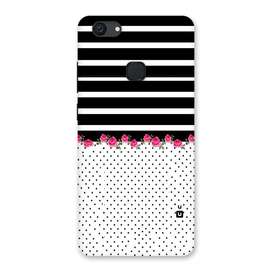 Classic Polka Stripes Back Case for Vivo V7 Plus