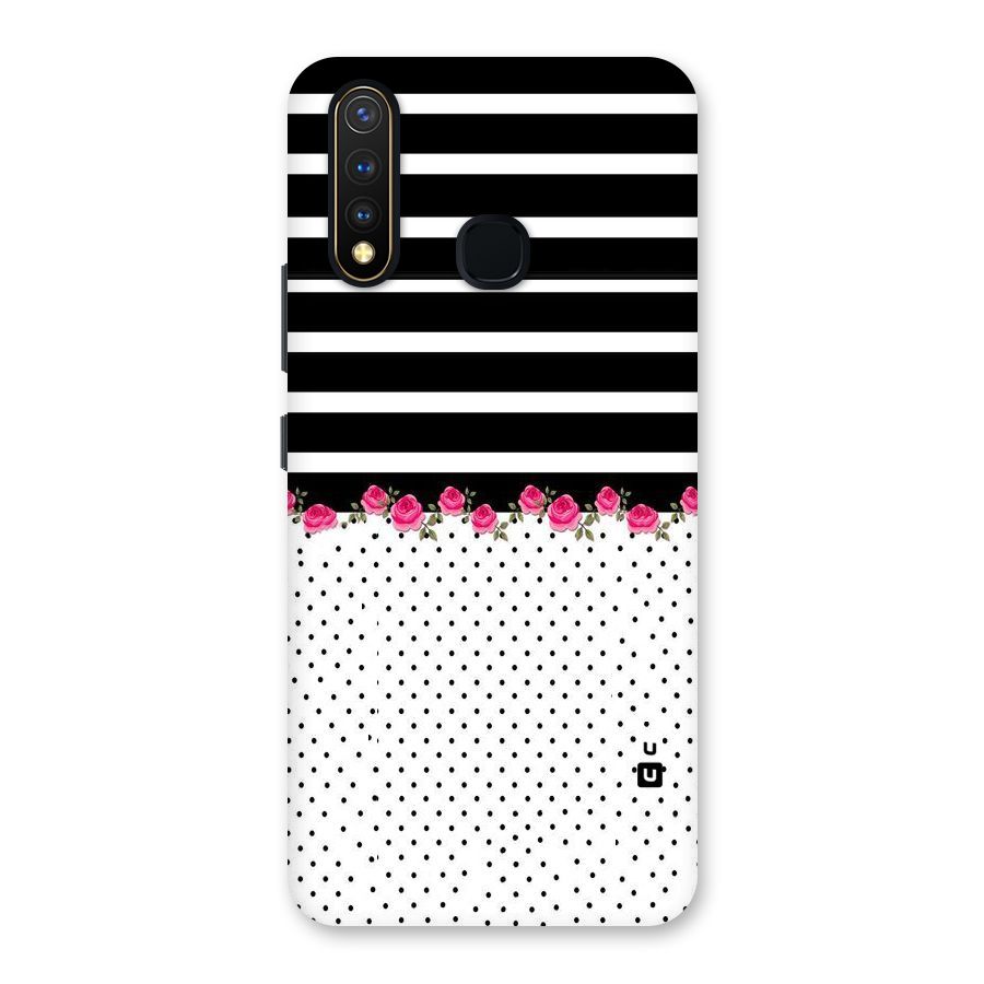 Classic Polka Stripes Back Case for Vivo Y19