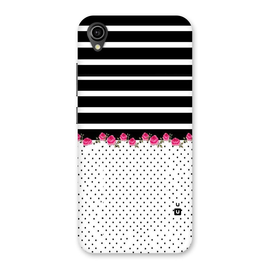 Classic Polka Stripes Back Case for Vivo Y90