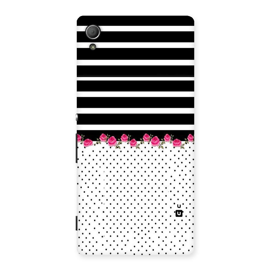Classic Polka Stripes Back Case for Xperia Z3 Plus