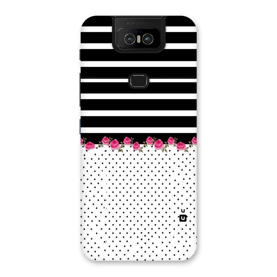 Classic Polka Stripes Back Case for Zenfone 6z