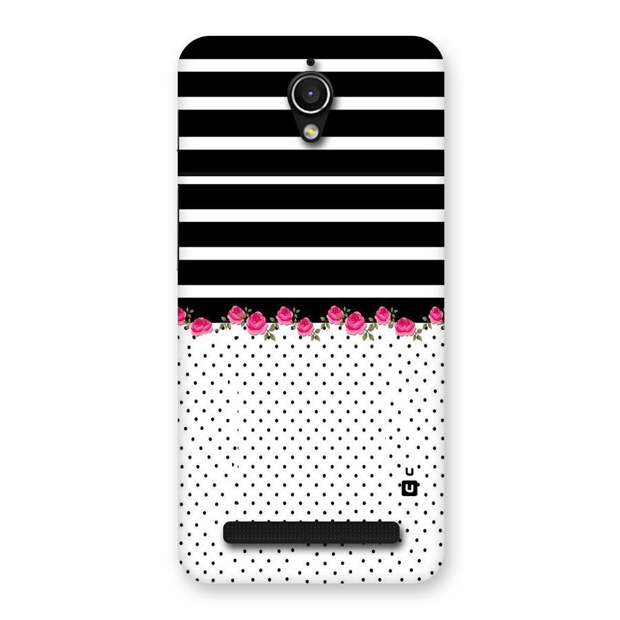 Classic Polka Stripes Back Case for Zenfone Go