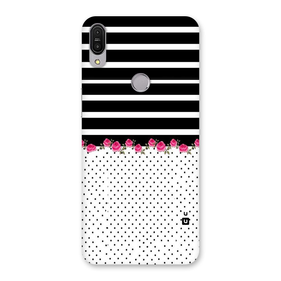 Classic Polka Stripes Back Case for Zenfone Max Pro M1