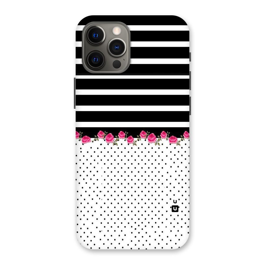 Classic Polka Stripes Back Case for iPhone 12 Pro Max