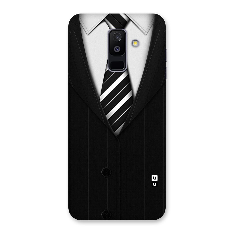 Classic Ready Suit Back Case for Galaxy A6 Plus