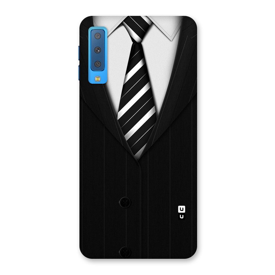 Classic Ready Suit Back Case for Galaxy A7 (2018)