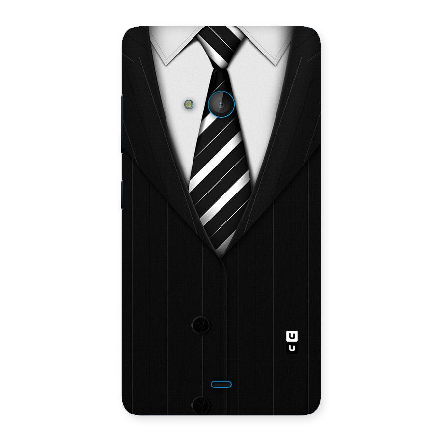 Classic Ready Suit Back Case for Lumia 540