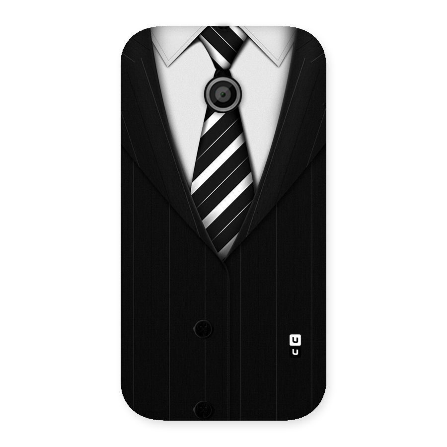 Classic Ready Suit Back Case for Moto E