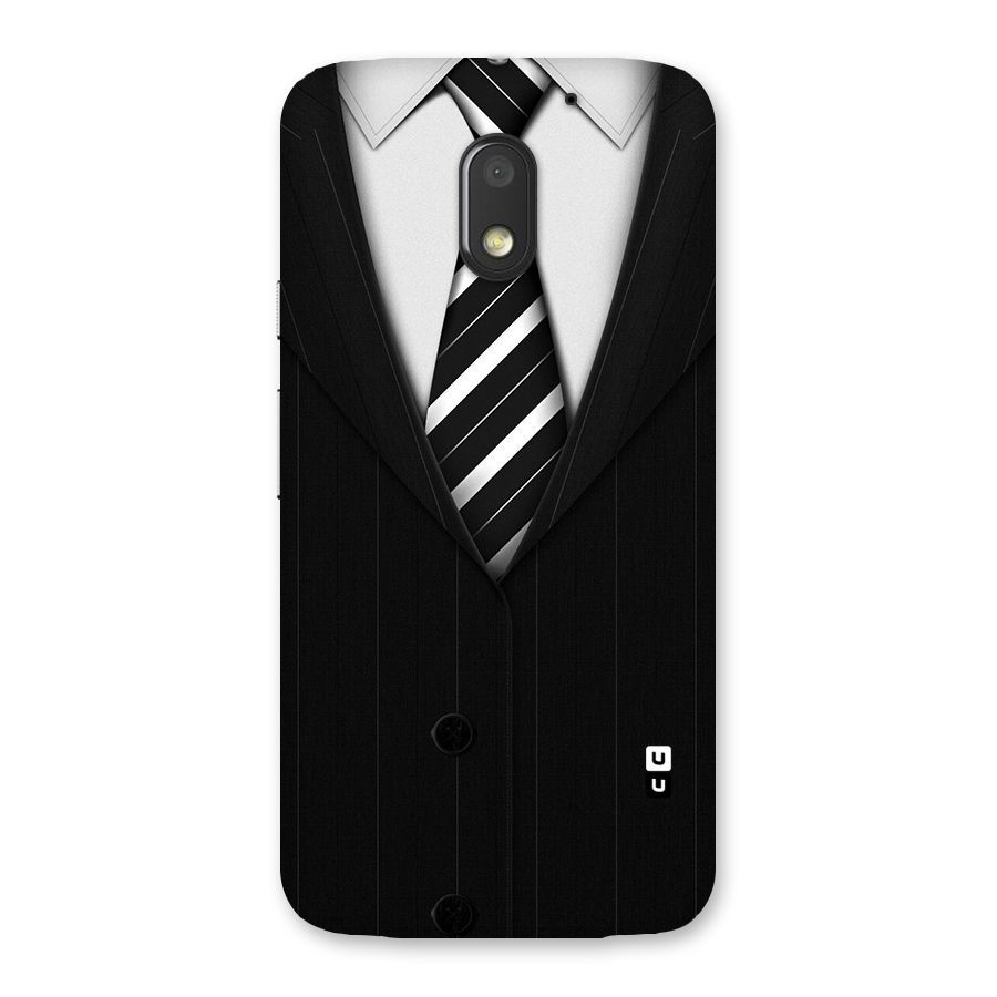 Classic Ready Suit Back Case for Moto E3 Power