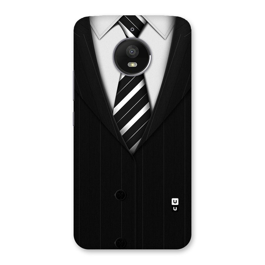 Classic Ready Suit Back Case for Moto E4 Plus