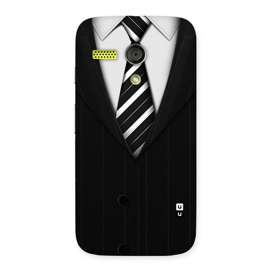 Classic Ready Suit Back Case for Moto G