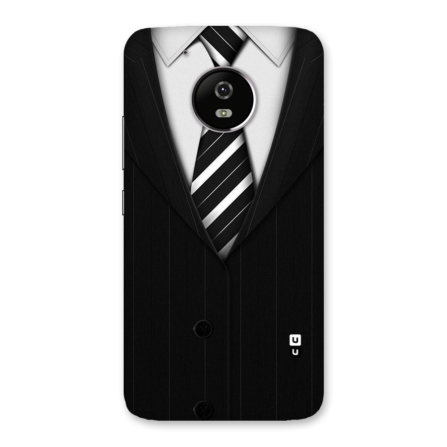 Classic Ready Suit Back Case for Moto G5