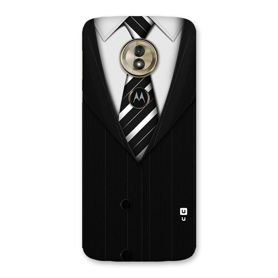 Classic Ready Suit Back Case for Moto G6 Play