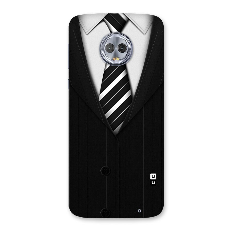 Classic Ready Suit Back Case for Moto G6 Plus