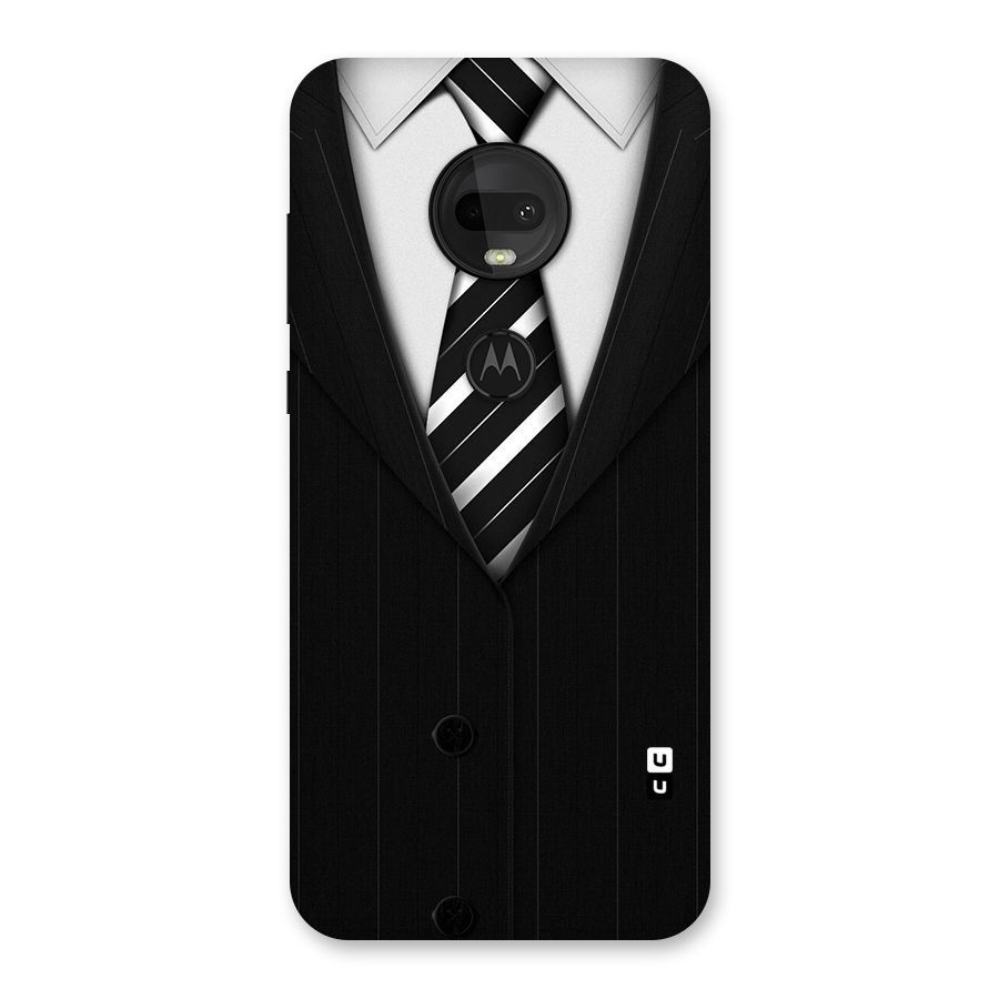 Classic Ready Suit Back Case for Moto G7
