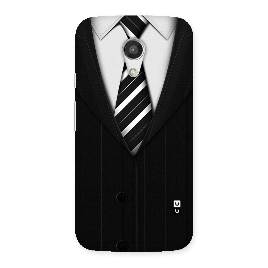 Classic Ready Suit Back Case for Moto G 2nd Gen