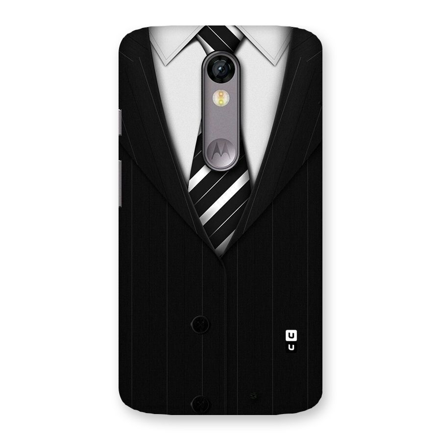 Classic Ready Suit Back Case for Moto X Force