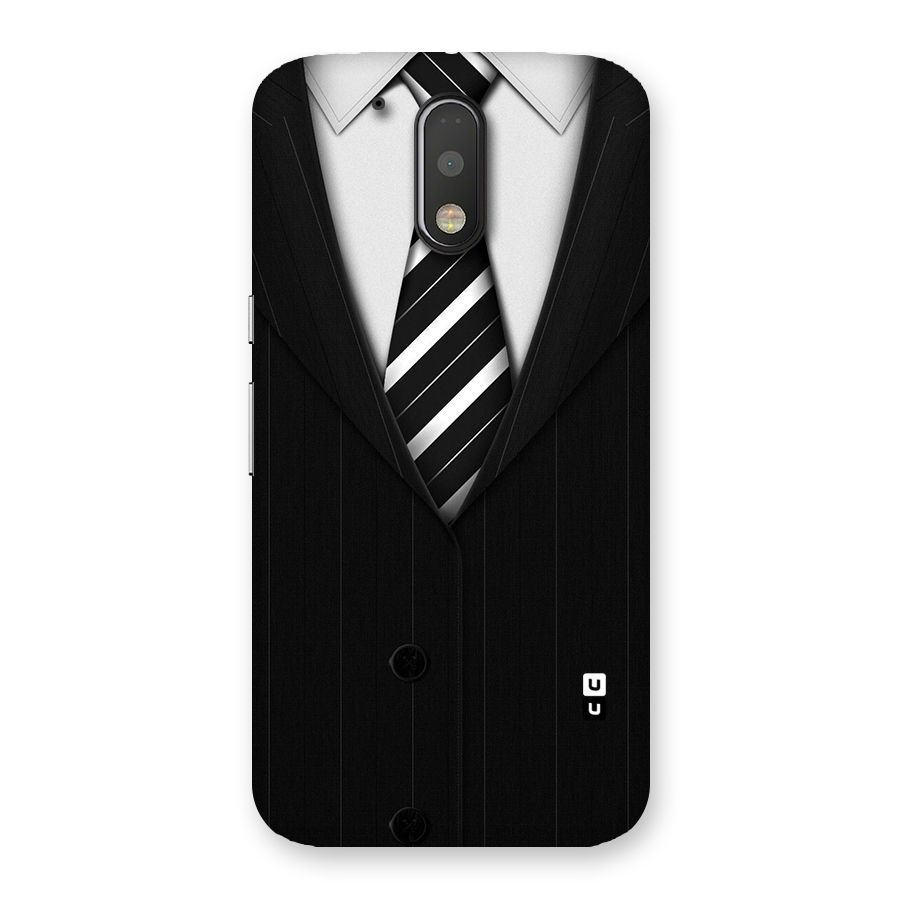 Classic Ready Suit Back Case for Motorola Moto G4
