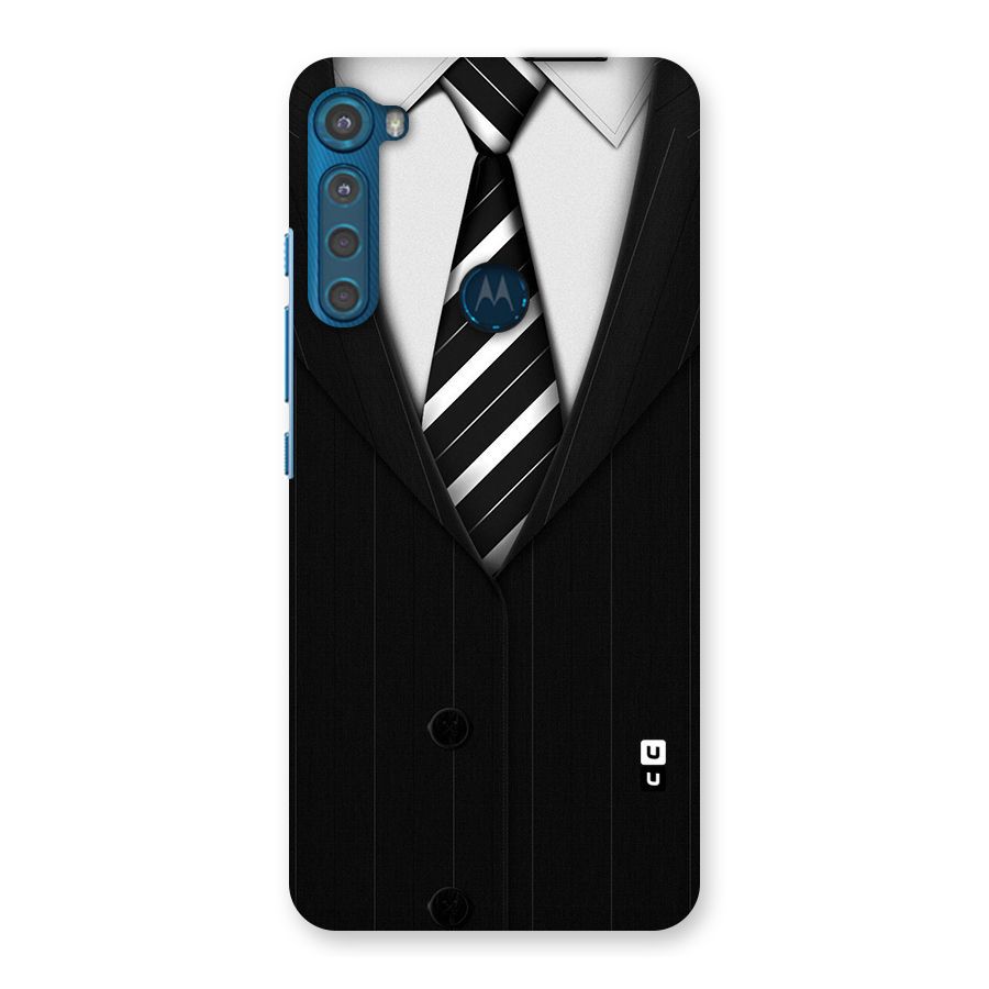 Classic Ready Suit Back Case for Motorola One Fusion Plus