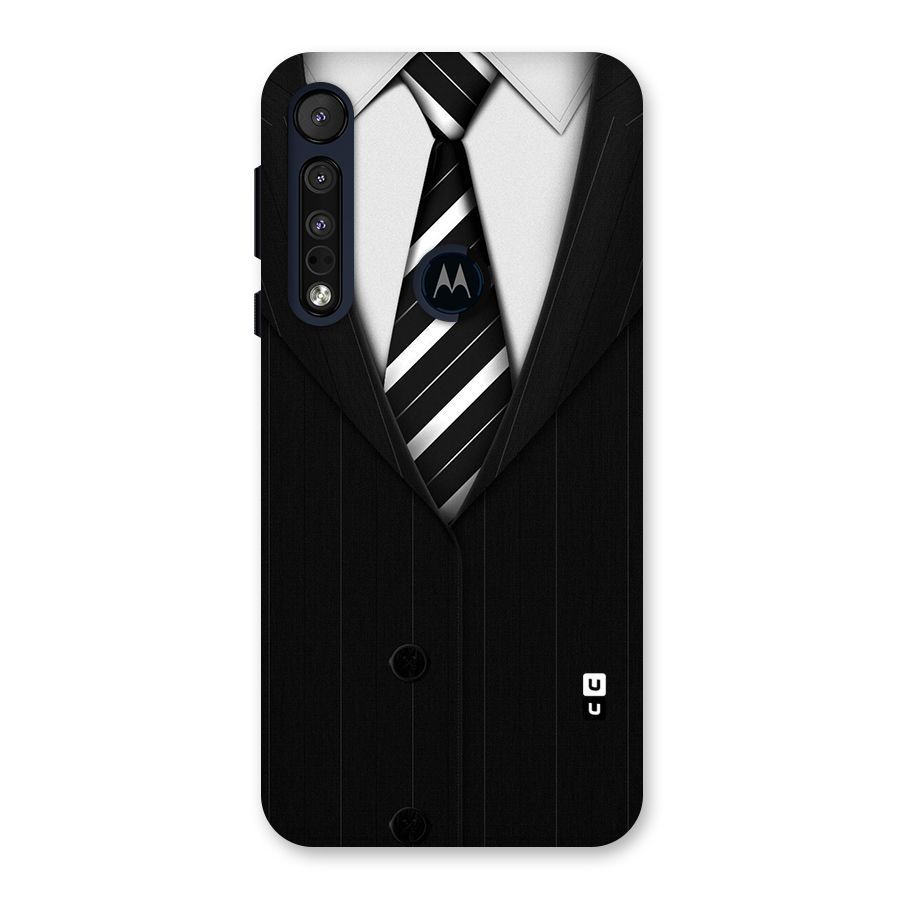Classic Ready Suit Back Case for Motorola One Macro