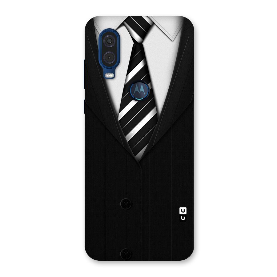 Classic Ready Suit Back Case for Motorola One Vision