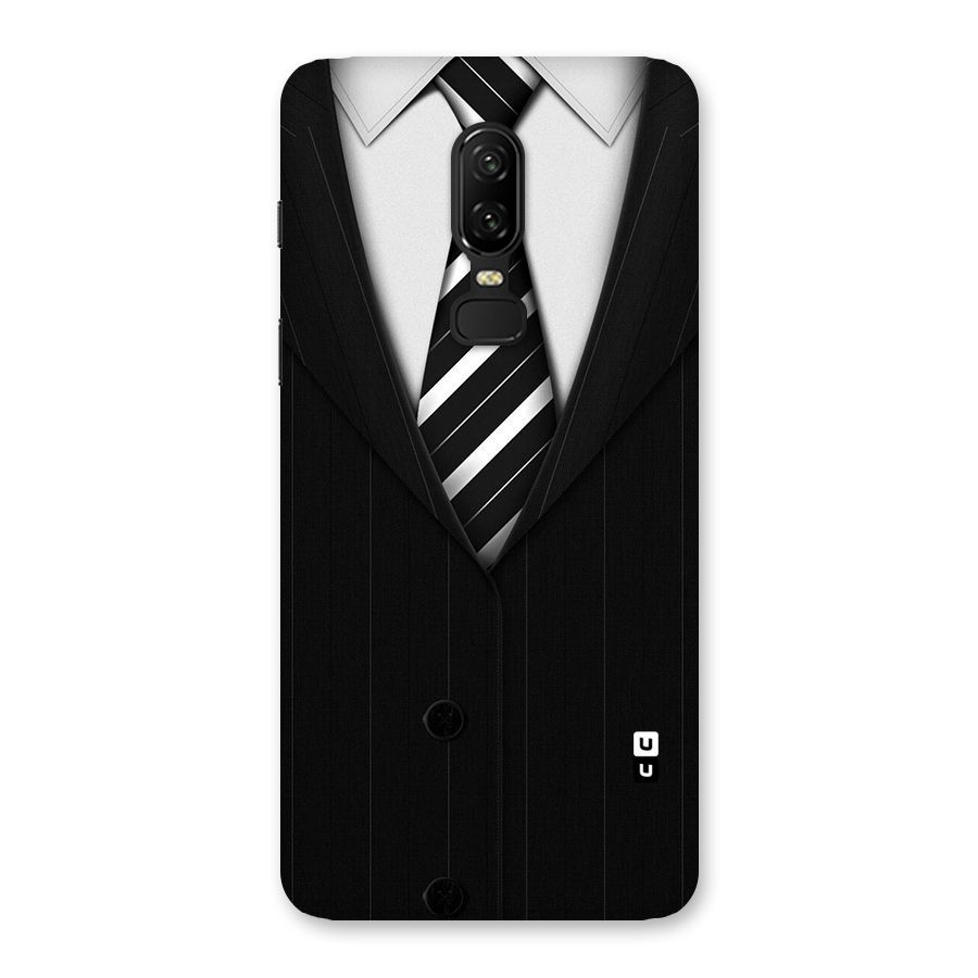 Classic Ready Suit Back Case for OnePlus 6