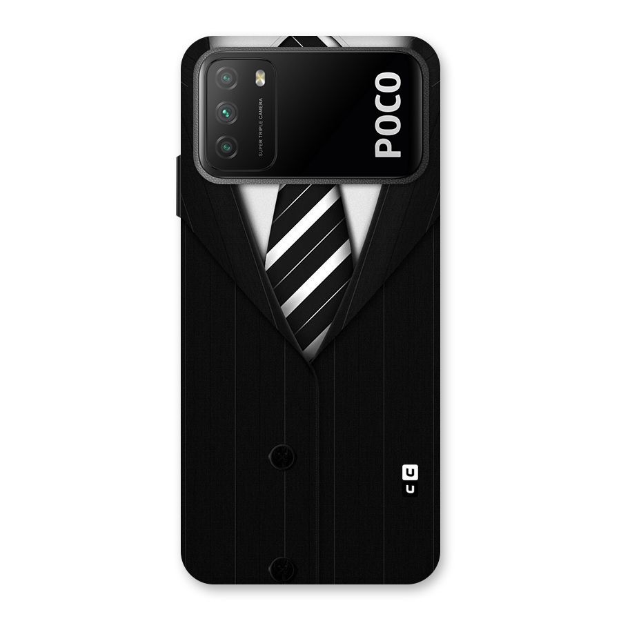 Classic Ready Suit Back Case for Poco M3
