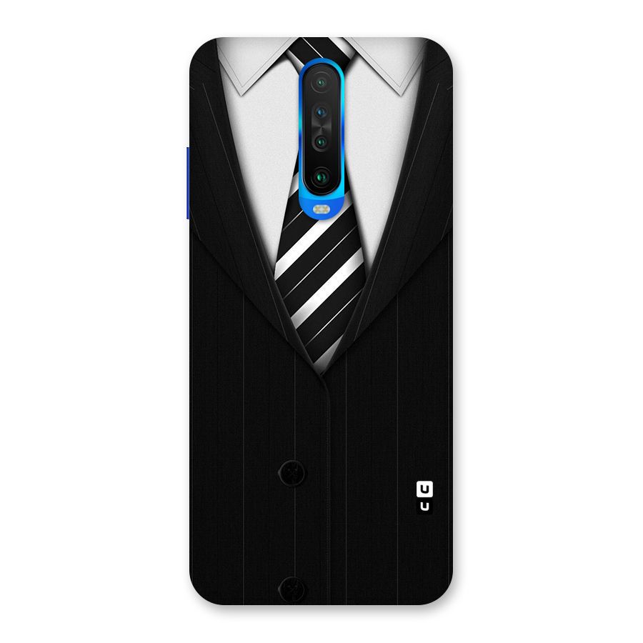 Classic Ready Suit Back Case for Poco X2