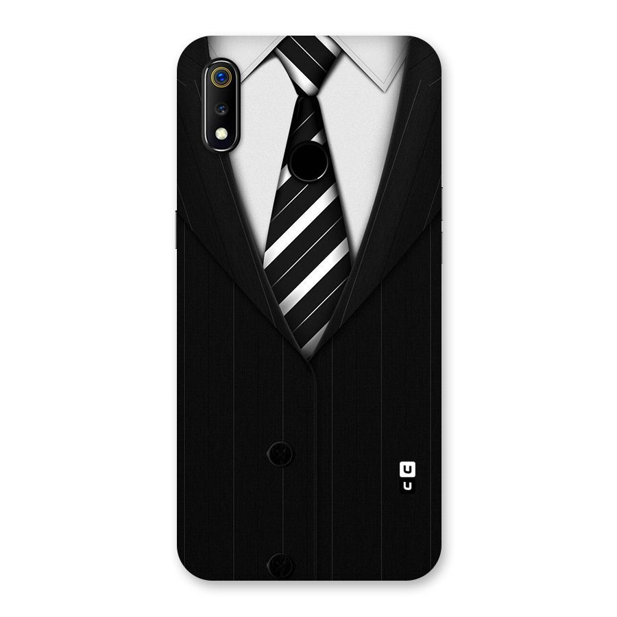 Classic Ready Suit Back Case for Realme 3