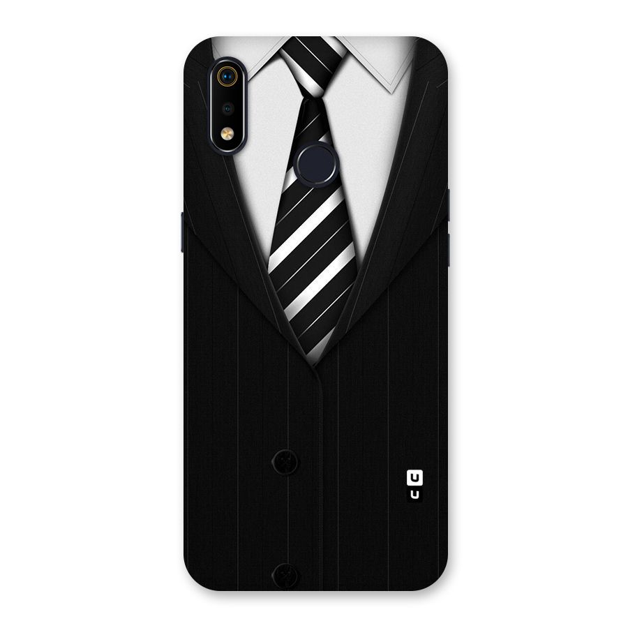 Classic Ready Suit Back Case for Realme 3i