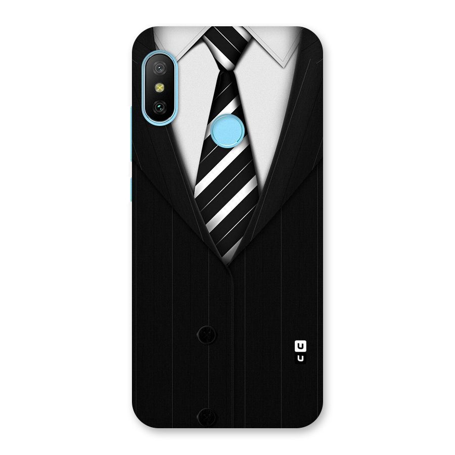 Classic Ready Suit Back Case for Redmi 6 Pro