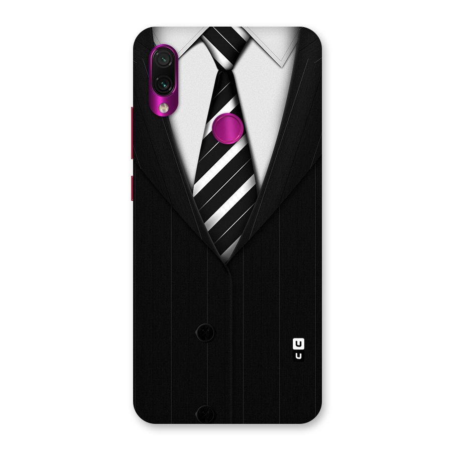 Classic Ready Suit Back Case for Redmi Note 7 Pro