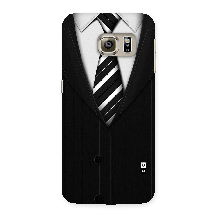 Classic Ready Suit Back Case for Samsung Galaxy S6 Edge