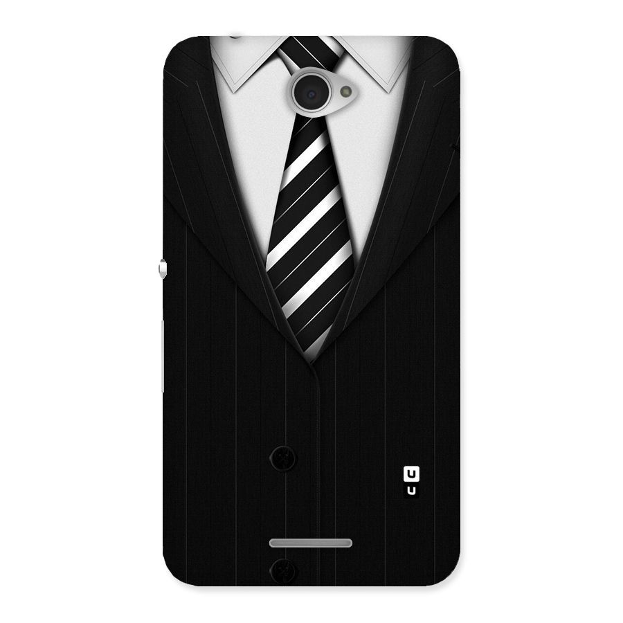 Classic Ready Suit Back Case for Sony Xperia E4
