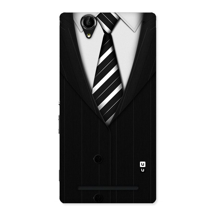 Classic Ready Suit Back Case for Sony Xperia T2