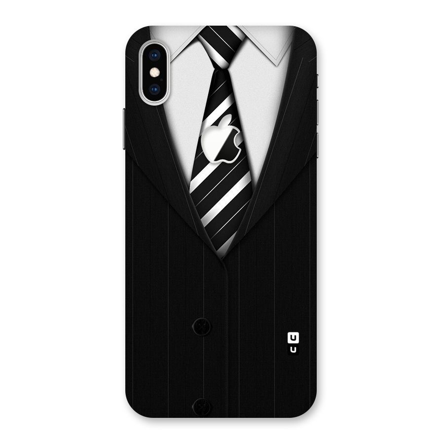 Classic Ready Suit Back Case for iPhone XS Max Apple Cut