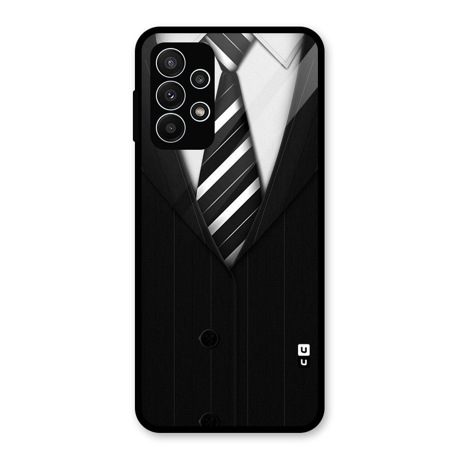 Classic Ready Suit Glass Back Case for Galaxy A23