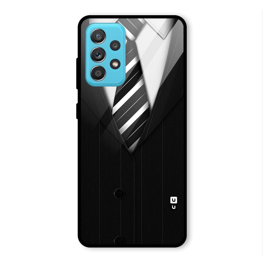 Classic Ready Suit Glass Back Case for Galaxy A52