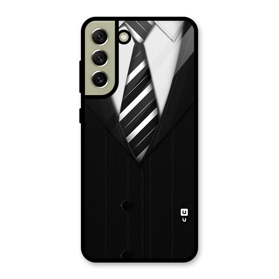 Classic Ready Suit Glass Back Case for Galaxy S21 FE 5G